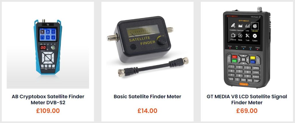 Satellite Minder Meters Satfinder 